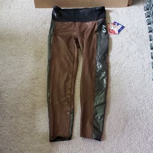 Joylab M copper silver legging 7/8ths target NWT